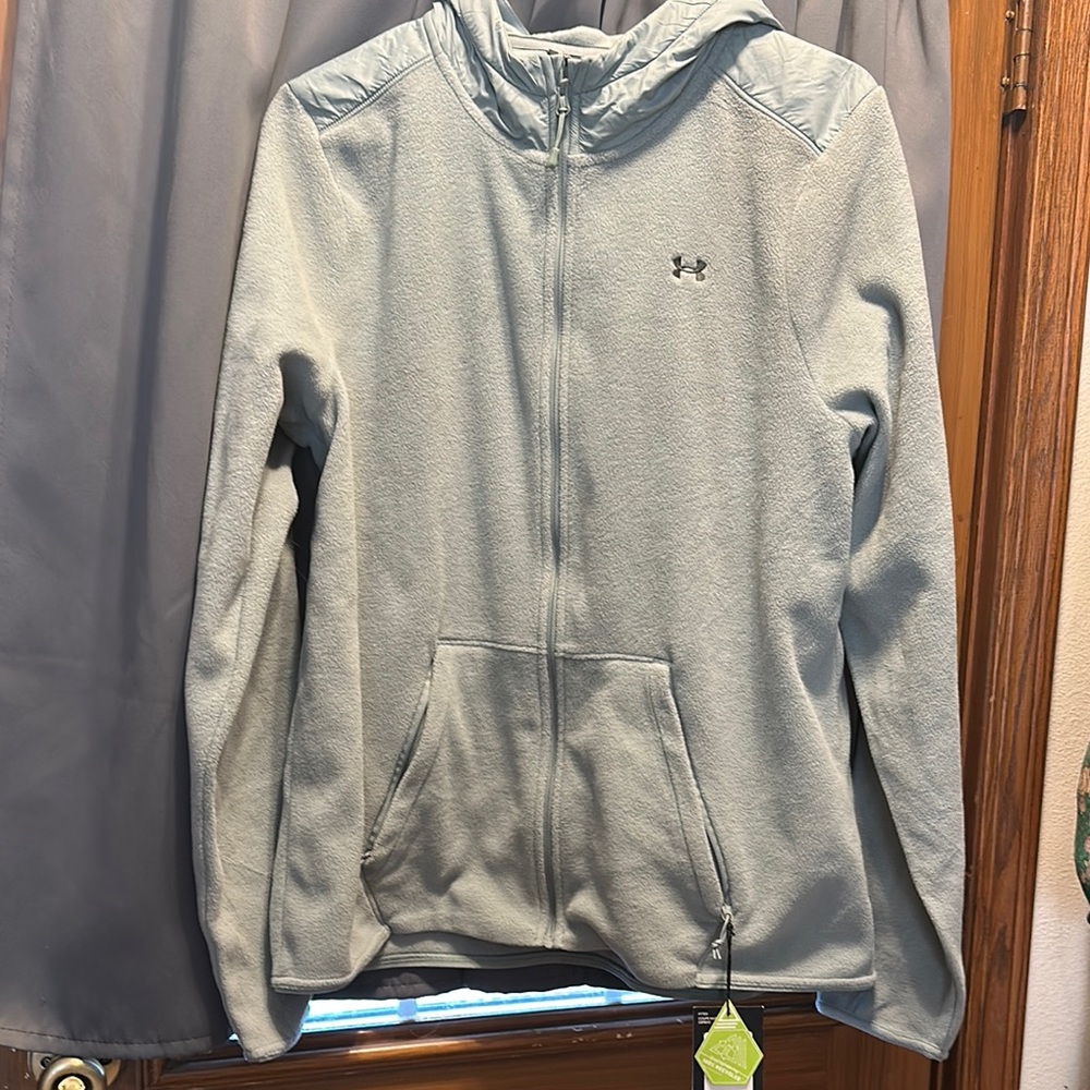 Under Armour Green Full-Zip Hoodie